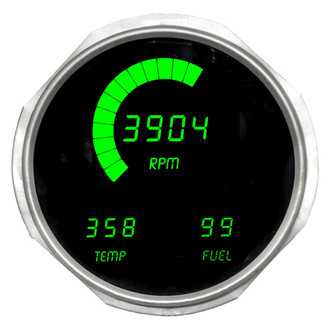 Intellitronix® - Replacement Direct Fit LED Digital Gauge Panel, Green
