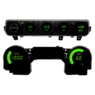 Intellitronix® - Direct Fit LED Digital Gauge Panel, Green