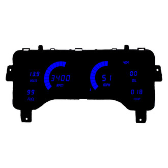 Intellitronix® - Direct Fit LED Digital Gauge Panel, Blue