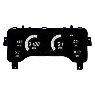Intellitronix® - Direct Fit LED Digital Gauge Panel, White