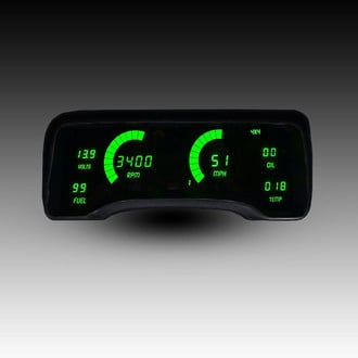 Intellitronix® - Direct Fit LED Digital Gauge Panel, Green