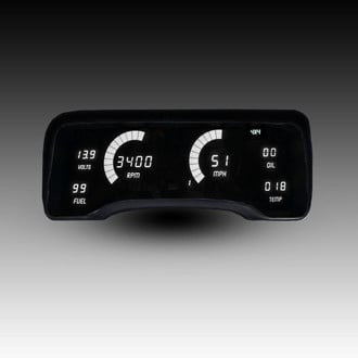 Intellitronix® - Direct Fit LED Digital Gauge Panel, White