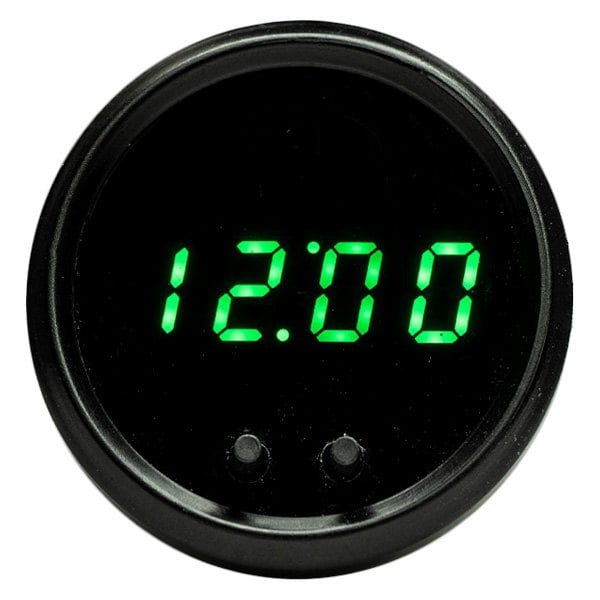 Intellitronix® - 2-1/16" LED Digital Clock, Green