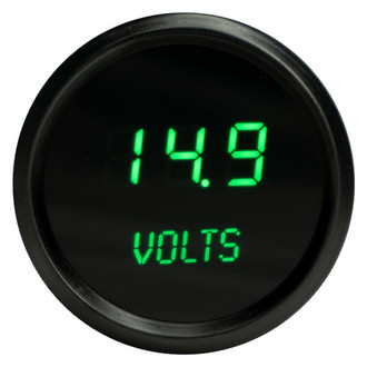 Intellitronix® - 2-1/16" LED Digital Voltmeter, Green, 7-25.5 V