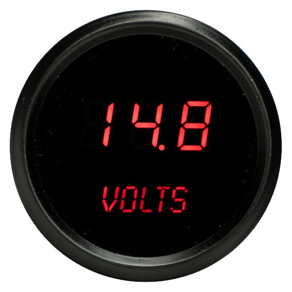 Intellitronix® - 2-1/16" LED Digital Voltmeter, Red, 7-25.5 V