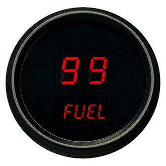 Intellitronix® - 2-1/16" LED Digital Fuel Level Gauge, Red