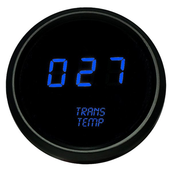 Intellitronix® - 2-1/16" LED Digital Transmission Temperature Gauge, Blue, 50-350 F