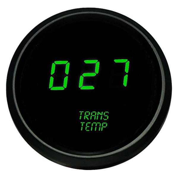 Intellitronix® - 2-1/16" LED Digital Transmission Temperature Gauge, Green, 50-350 F