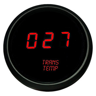 Intellitronix® - 2-1/16" LED Digital Transmission Temperature Gauge, Red, 50-350 F