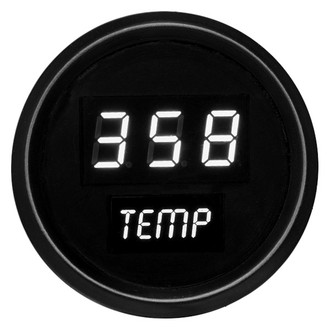 Intellitronix® - 2-1/16" LED Digital Oil Temperature Gauge, White, 50-350 F