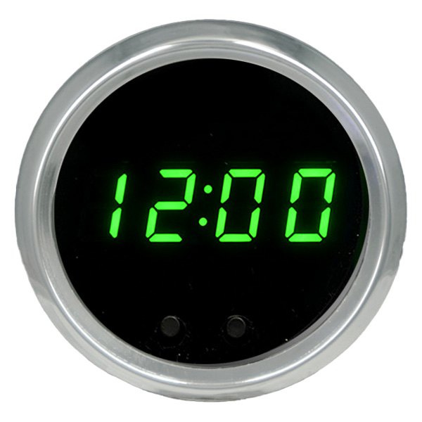 Intellitronix® - 2-1/16" LED Digital Clock, Green