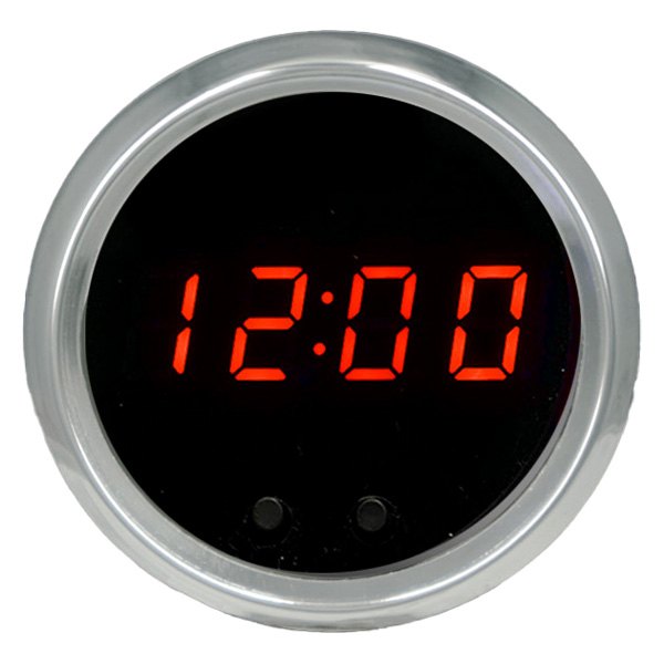 Intellitronix® - 2-1/16" LED Digital Clock, Red
