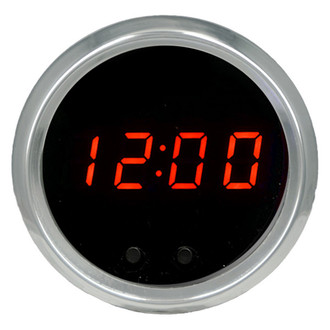 Intellitronix® - 2-1/16" LED Digital Clock, Red