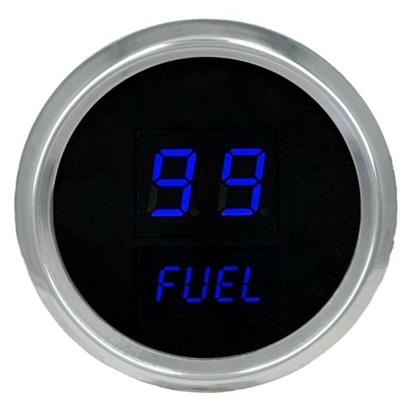 Intellitronix® - 2-1/16" LED Digital Fuel Level Gauge, Blue