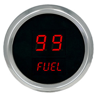 Intellitronix® - 2-1/16" LED Digital Fuel Level Gauge, Red