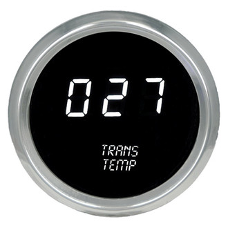 Intellitronix® - 2-1/16" LED Digital Transmission Temperature Gauge, White, 50-350 F