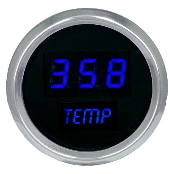 Intellitronix® - 2-1/16" LED Digital Oil Temperature Gauge, Blue, 50-350 F