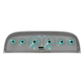 Intellitronix® - White Lightning™ Direct Fit Analog Gauge Panel, Teal
