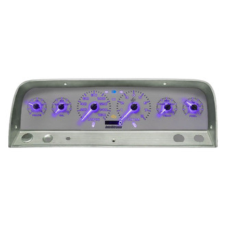 Intellitronix® - White Lightning™ Direct Fit Analog Gauge Panel, Purple