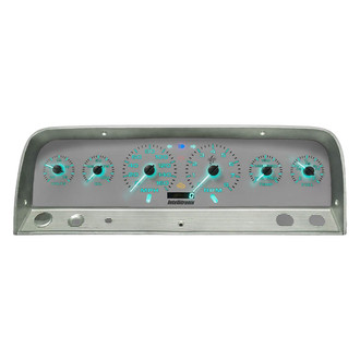 Intellitronix® - White Lightning™ Direct Fit Analog Gauge Panel, Teal