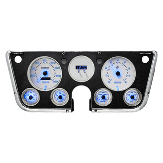 Intellitronix® - White Lightning™ Direct Fit Analog Gauge Panel, Blue