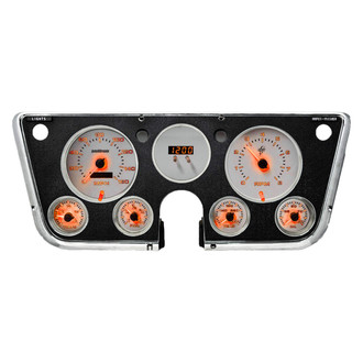 Intellitronix® - White Lightning™ Direct Fit Analog Gauge Panel, Orange
