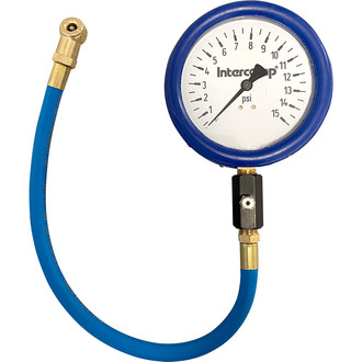 Intercomp® - 0 to 15 psi Ultra Deluxe Dial Tire Pressure Gauge