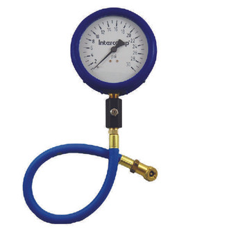Intercomp® - 0 to 30 psi Ultra Deluxe Glow-In-The-Dark Dial Tire Pressure Gauge