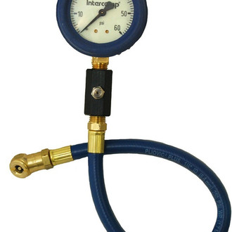 Intercomp® - 0 to 60 psi Glow-In-The-Dark Deluxe Dial Tire Pressure Gauge