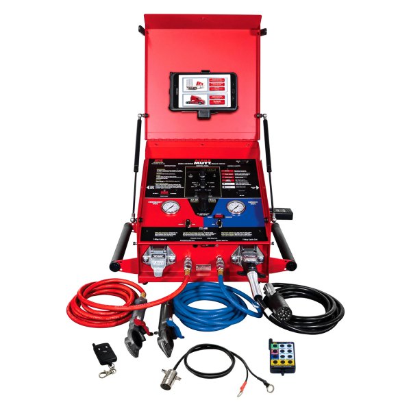 IPA® - Alpha MUTT™ 12 V/24 V Mobile Multi Purpose Trailer Tester with ABS Service Truck Model and Rugged Tablet