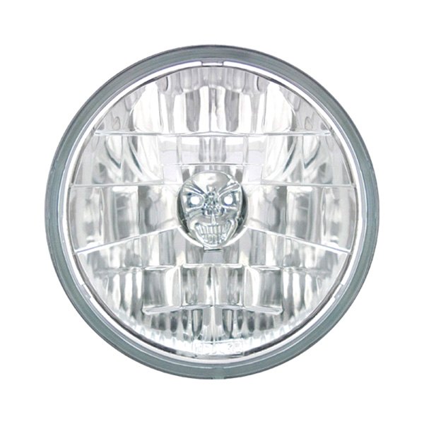 IPCW® - 7" Round Chrome Diamond Cut Euro Headlight