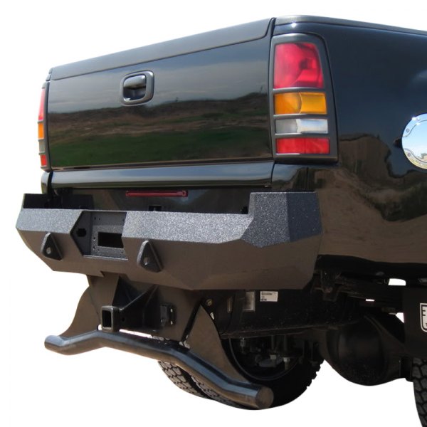 Iron Bull Bumpers® - Full Width Rear HD Black Bumper 