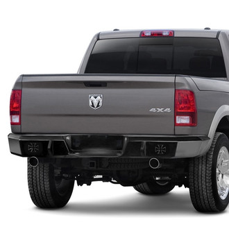 Iron Cross® - Heavy Duty Series Full Width Matte Black Rear HD Bumper
