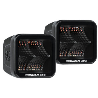 Ironman 4x4 ® - 2.8" 20W Cube Flood Beam Red LED Light Kit