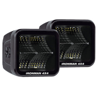 Ironman 4x4 ® - 3.2" 40W Cube Flood Beam LED Light Kit
