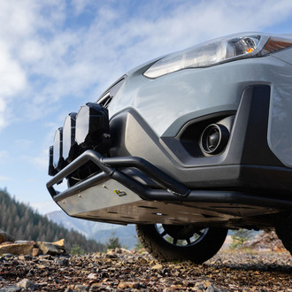 Ironman 4x4® - ATS Stubby Black Powder Coated Front Pre-Runner Bumper