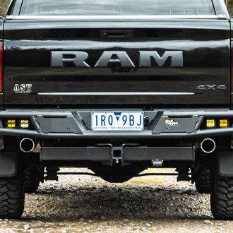 Ironman 4x4® - Raid Full Width Black Powder Coated Rear Pre-Runner Bumper