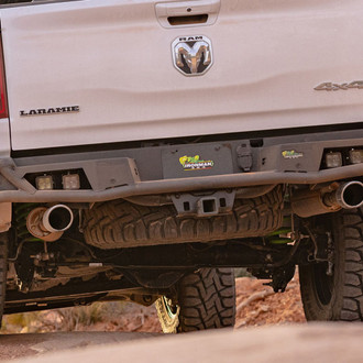 Ironman 4x4® - Raid Full Width Black Powder Coated Rear Pre-Runner Bumper