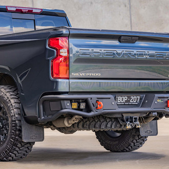 Ironman 4x4® - Raid Full Width Black Powder Coated Rear Pre-Runner Bumper