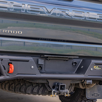 Ironman 4x4® - Raid Full Width Black Powder Coated Rear Pre-Runner Bumper