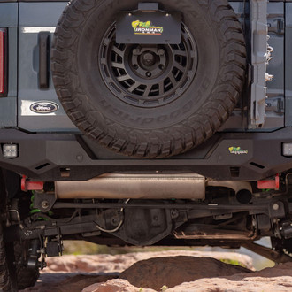 Ironman 4x4® - Raid Full Width Black Powder Coated Rear HD Bumper