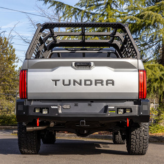 Ironman 4x4® - Apex Full Width Black Powder Coated Rear HD Bumper
