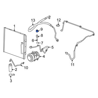 Isuzu OE - A/C Service Valve Cap