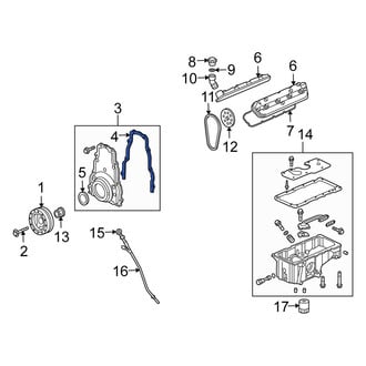 Isuzu OE - Engine Timing Cover Gasket