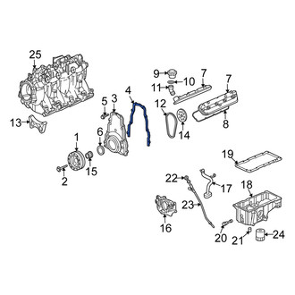 Isuzu OE - Engine Timing Cover Gasket