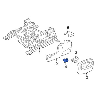 Isuzu OE - Right Seat Lumbar Switch