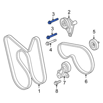 Isuzu OE - Belt Tensioner Bolt