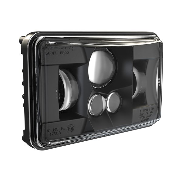 J.W. Speaker® - 8800 Evolution 2 SmartHeat™ 4x6" Rectangular Black Projector LED Headlight