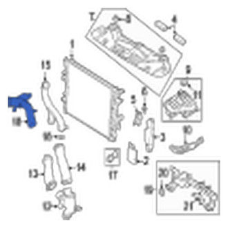 Jaguar OE - Engine Coolant Pipe