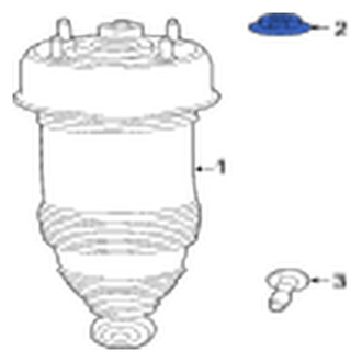 Jaguar OE - Suspension Shock Absorber Mount Nut